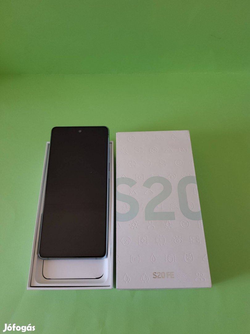 Samsung S20 FE 128GB Zöld Kártyafüggetlen Dual simes karcmentes telefo