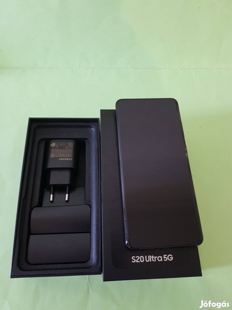 Samsung S20 Ultra 5G 128GB Dual Sim Fekete,független, jó állapotú mobi