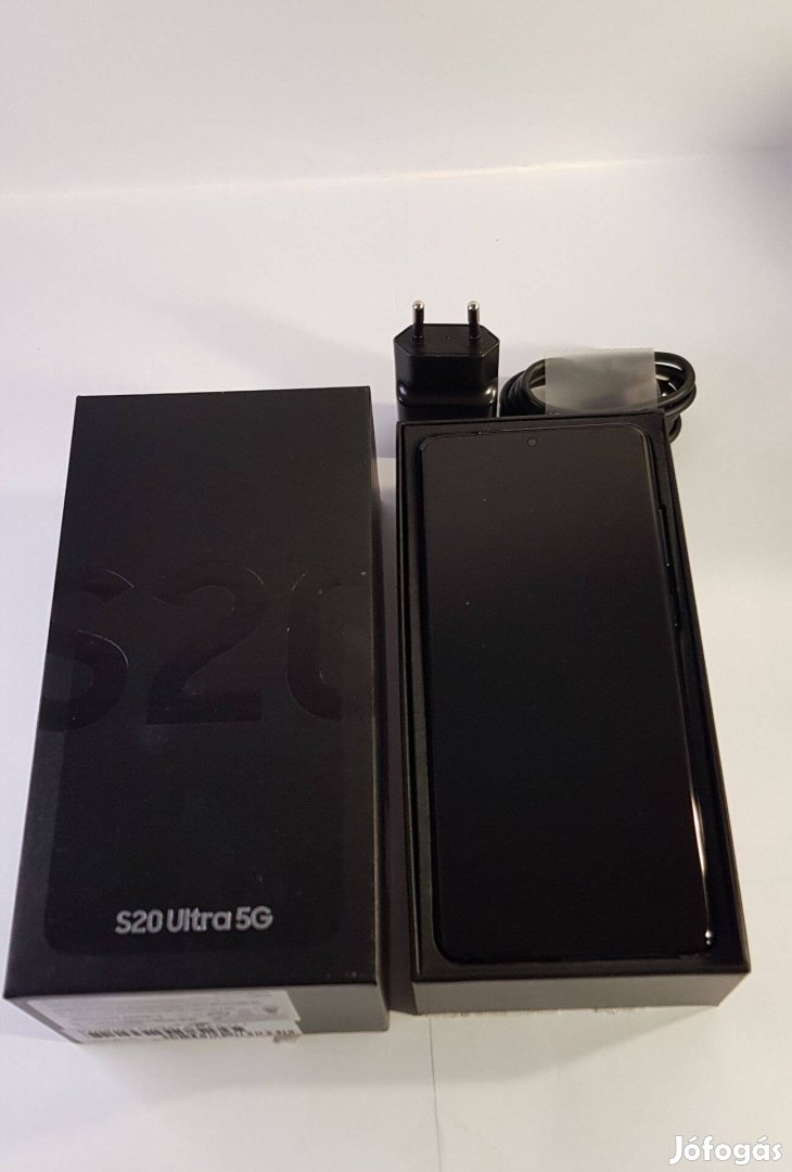 Samsung S20 Ultra 5G 128GB Dual Sim Fekete,független, jó állapotú mobi