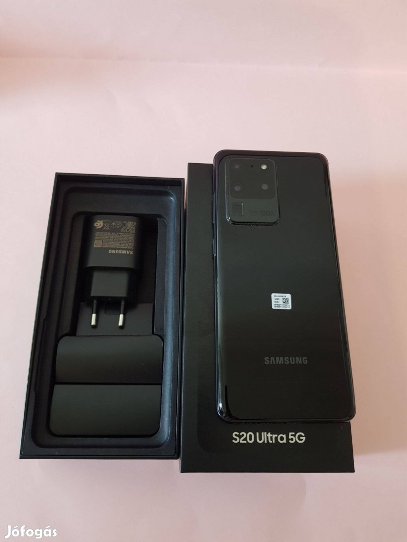 Samsung S20 Ultra 5G 128GB Dual Sim Szürke,független, jó állapotú mobi