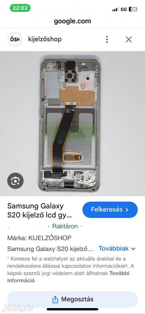 Samsung S20 normál