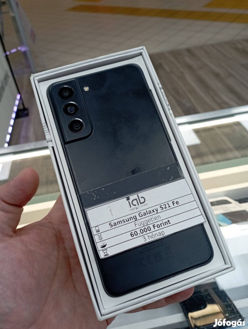 Samsung S21FE 5G 6/128GB használt kártyafüggetlen mobiltelefon