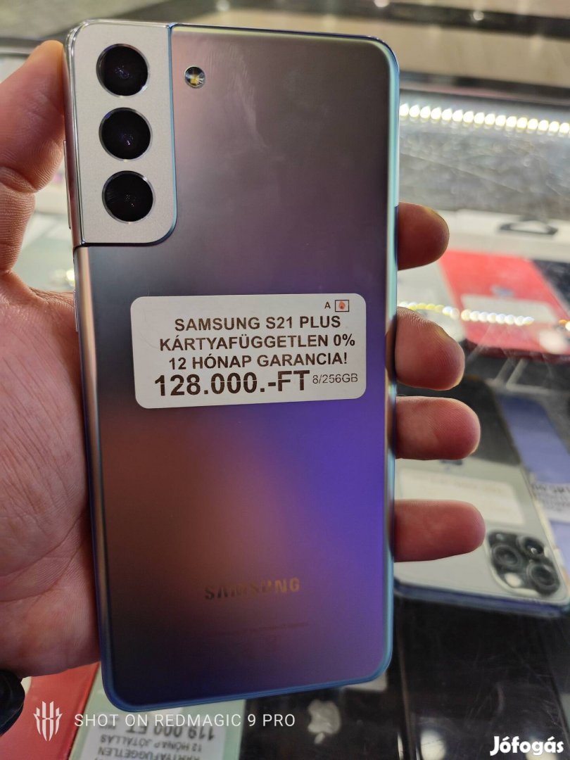 Samsung S21 Plus, 12 hó jótállás, független