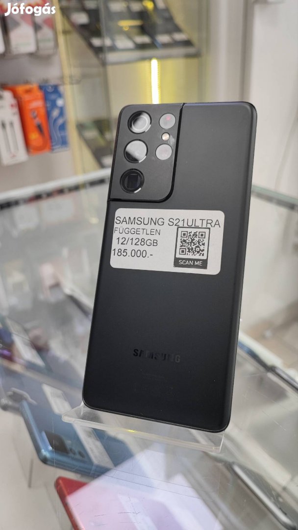 Samsung S21 Ultra Tökéletes állapotú + Garancia