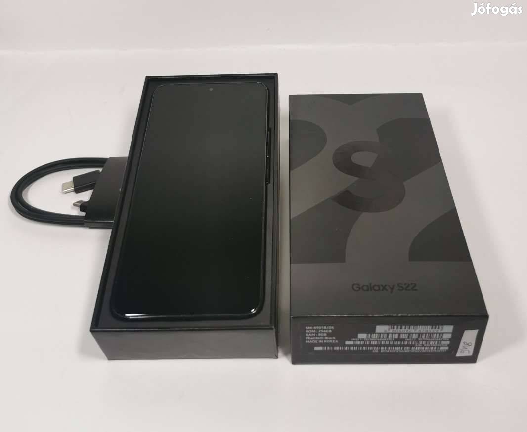 Samsung S22 128GB Fekete Függetelen szép mobiltelefon eladó!