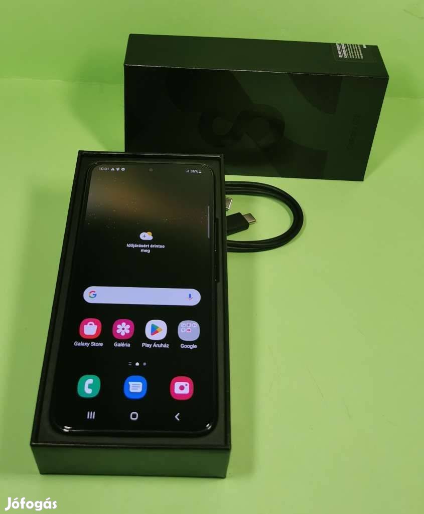 Samsung S22 128GB Fekete Függetelen szép mobiltelefon eladó!