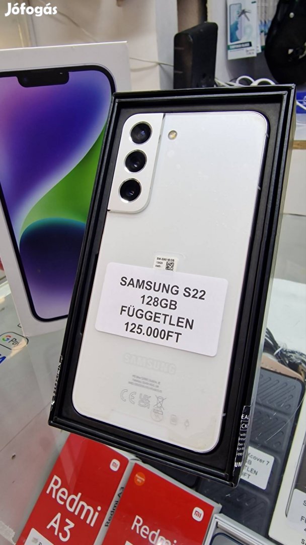 Samsung S22, 128GB ,Független ,Akció 