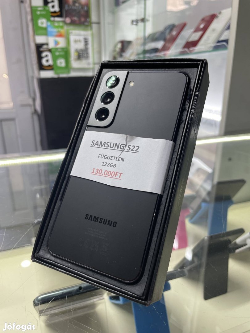 Samsung S22 - Gyönyörű Állapotban - 128GB