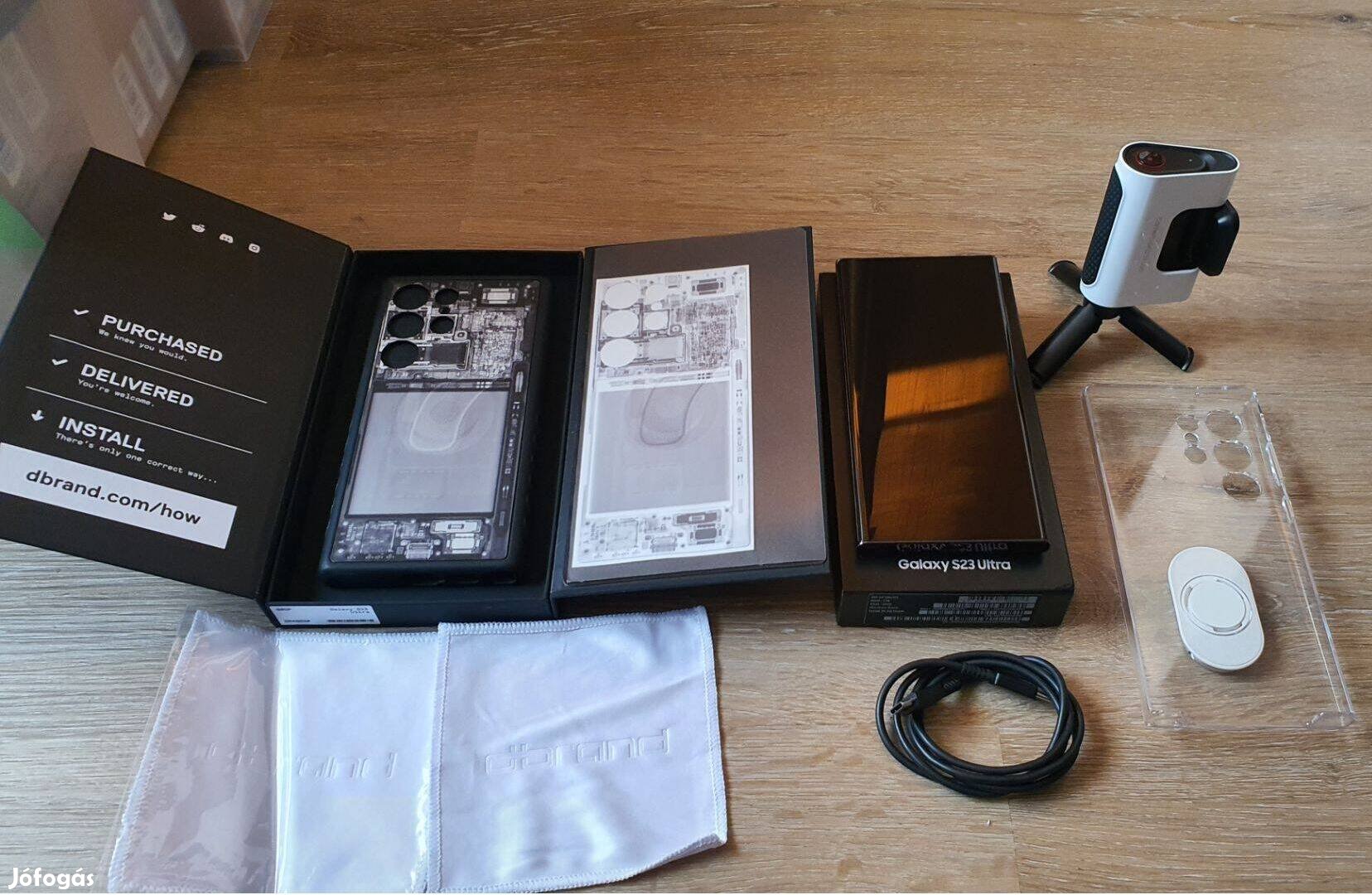 Samsung S23 Ultra 1TB kiegészítőkkel, garanciával