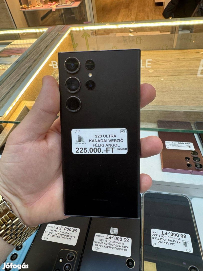 Samsung S23 Ultra (Kanadai) 256GB Független Jótállás