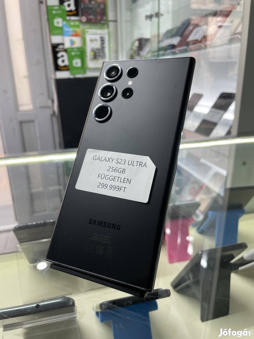 Samsung S23 Ultra - 256GB - Dobozos Állapot