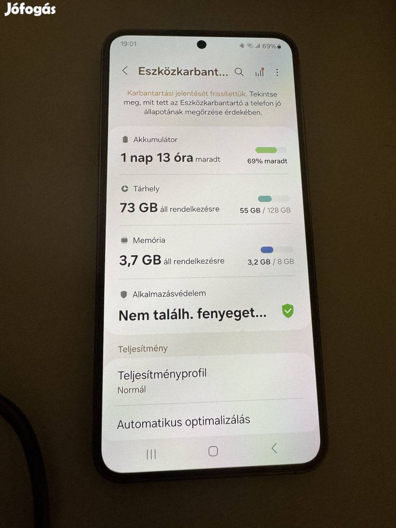 Samsung S23 karcmentes Veszprém