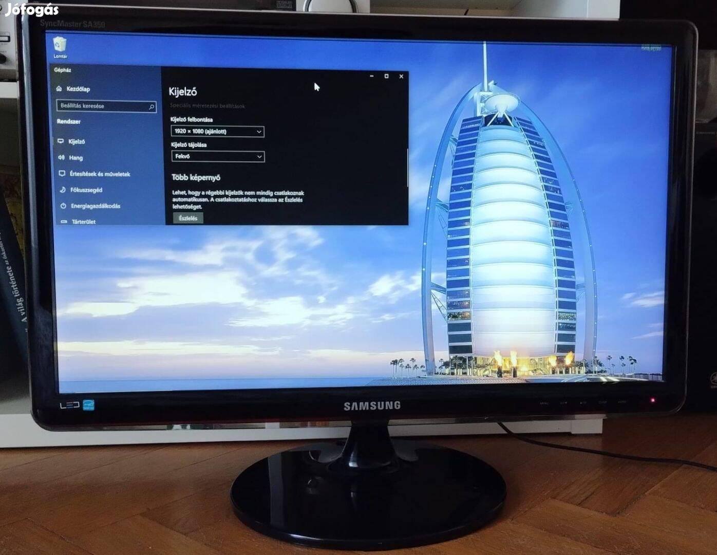 Samsung S24A350H Fullhd 1920x1080 HDMI LED 24coll monitor