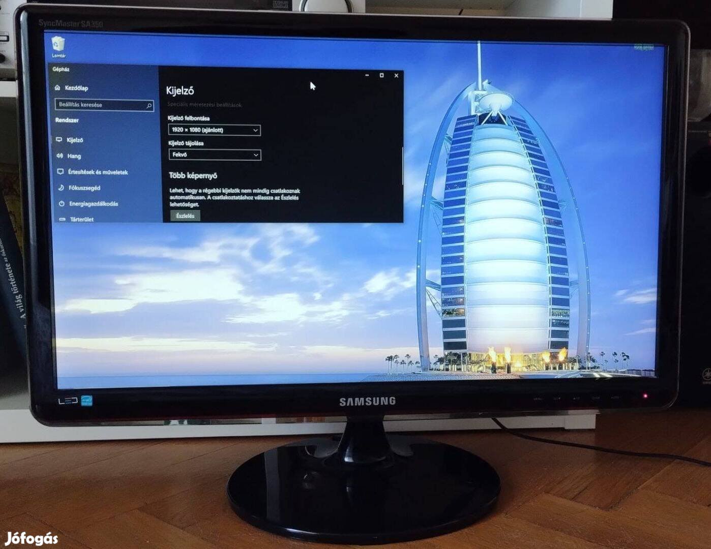 Samsung S24A350H Fullhd HDMI LED monitor foxpost ingyen