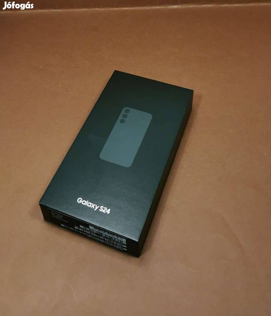 Samsung S24 256GB Fekete Kártyafüggetlen Új Bontatlan mobiltelefon ela