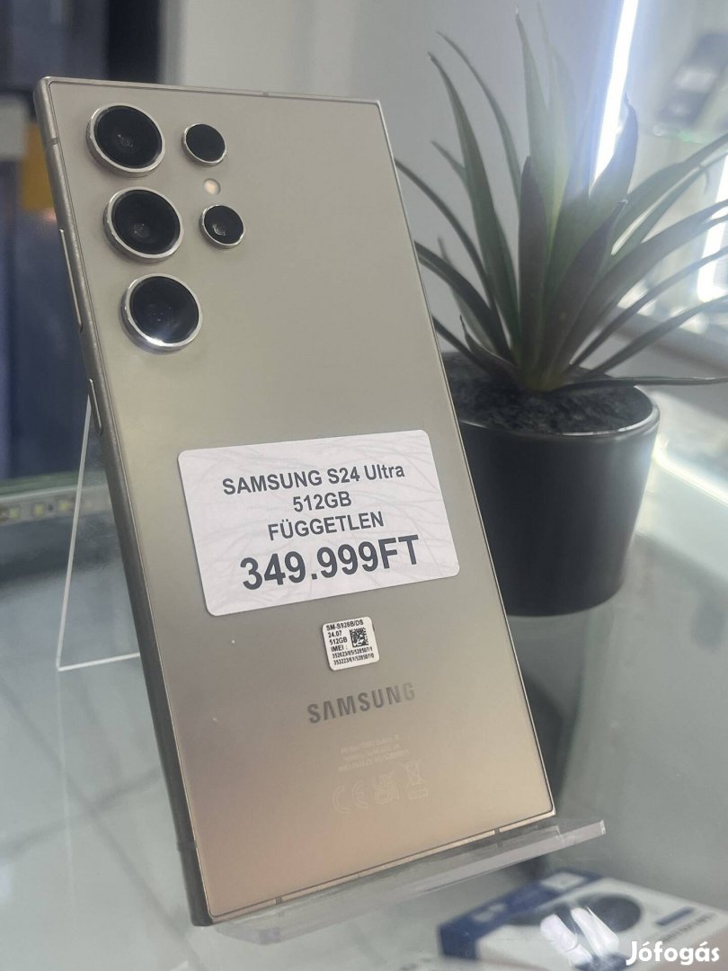 Samsung S24 Ultra 512GB Független 3 hónap garanciával 