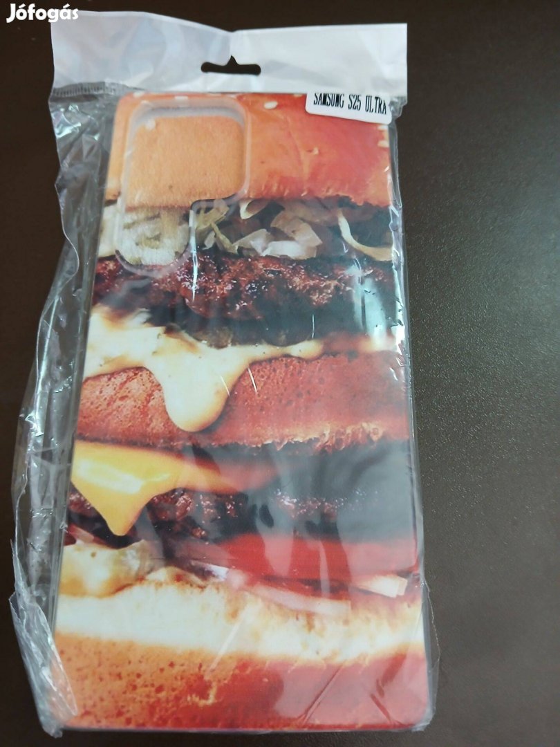 Samsung S25 Ultra Hamburger szilikontok új telefontok
