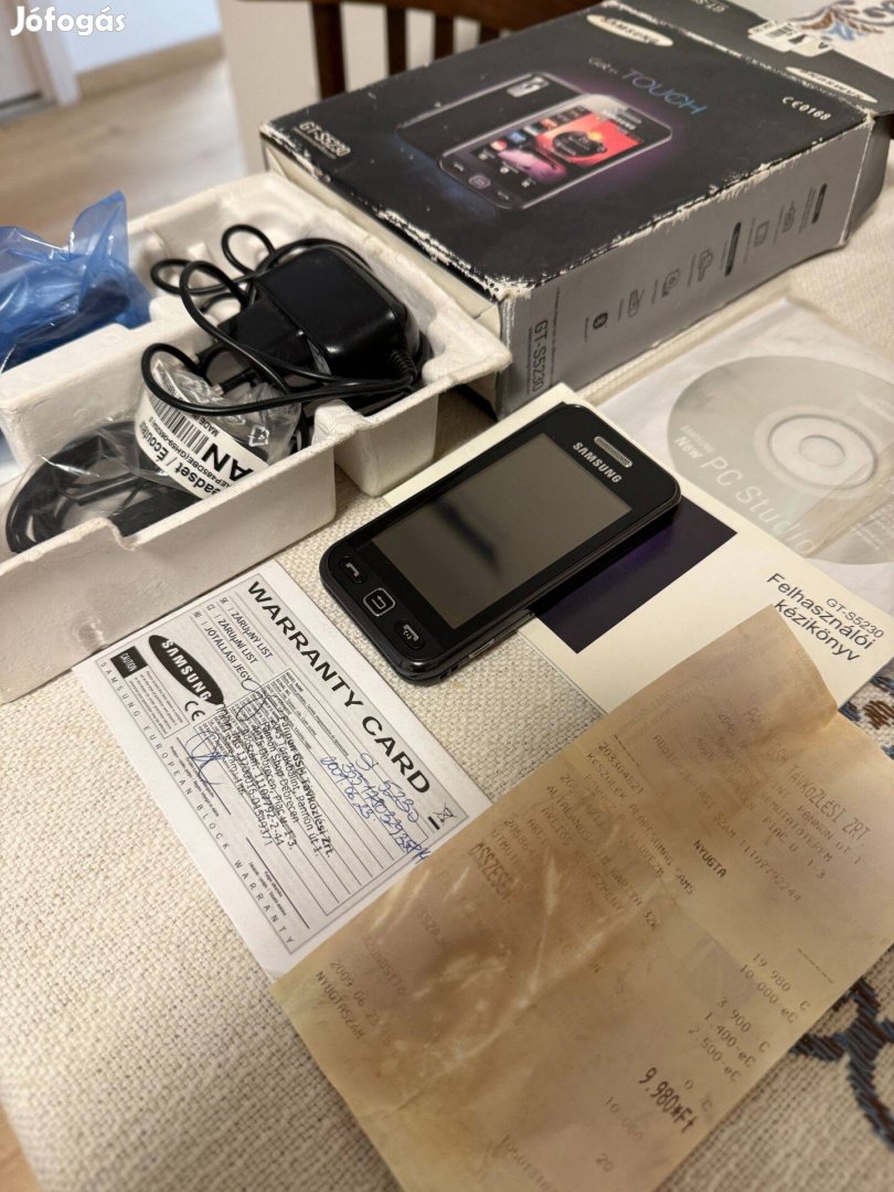 Samsung S5230 eredeti gyári állapot, retro, doboz számla
