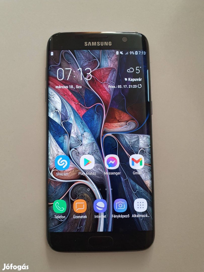 Samsung S7 edge , T- függő , 4/32 Gb megkímélt mobiltelefon