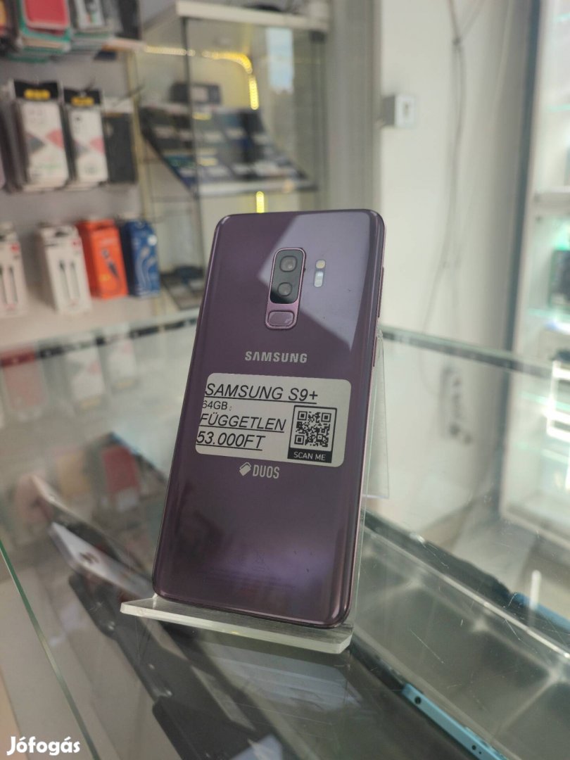 Samsung S9 Plus 64GB Kártyafüggetlen - Gyönyörű állapotú