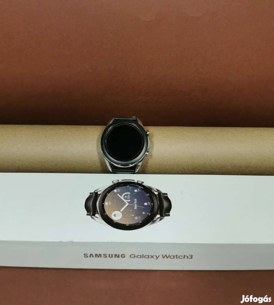 Samsung SM-R850 Galaxy Watch 3 41mm Mystic Silver ,szép állapotú Okosó