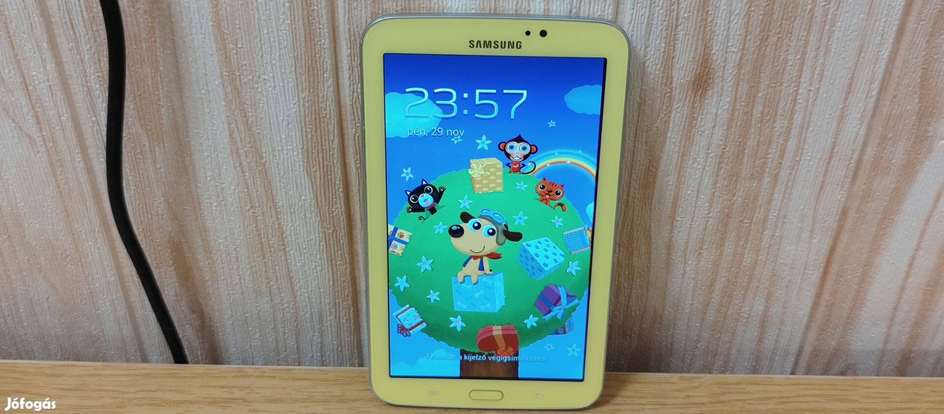 Samsung SM-T2105 Kids, 7"-os / 8GB működő gyerek verziós tablet olcsón