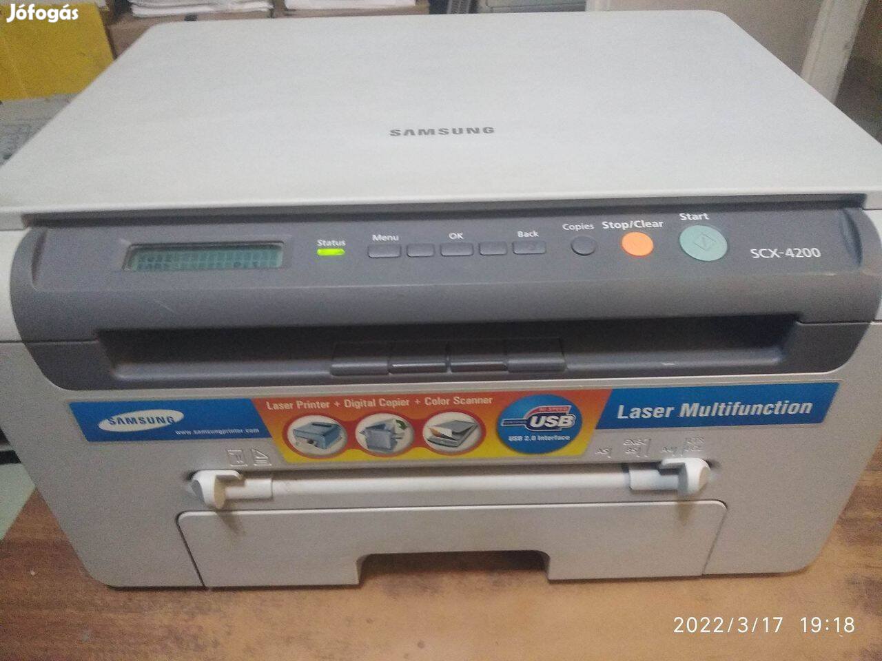 Samsung Scx-4200 fekete - fehér lézer nyomtató - másoló szkenner