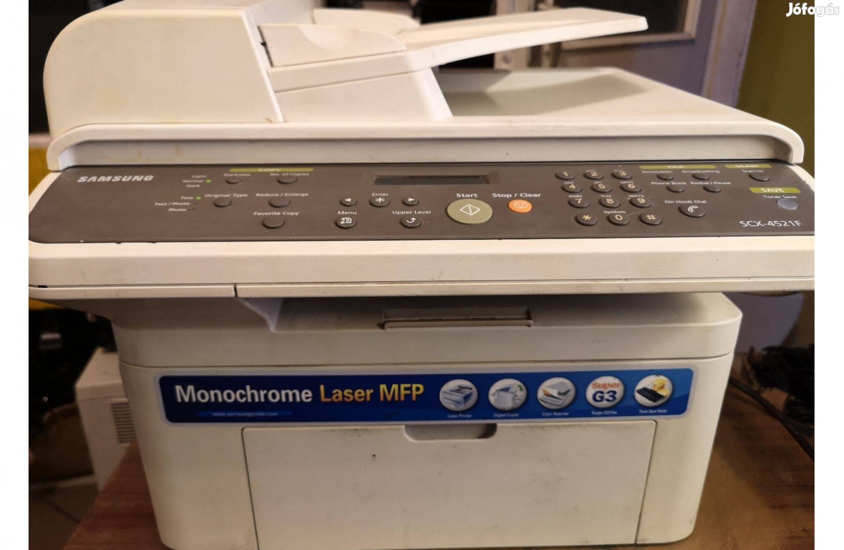 Samsung Scx-4521F fekete - fehér lézer nyomtató - másoló szkenner (2