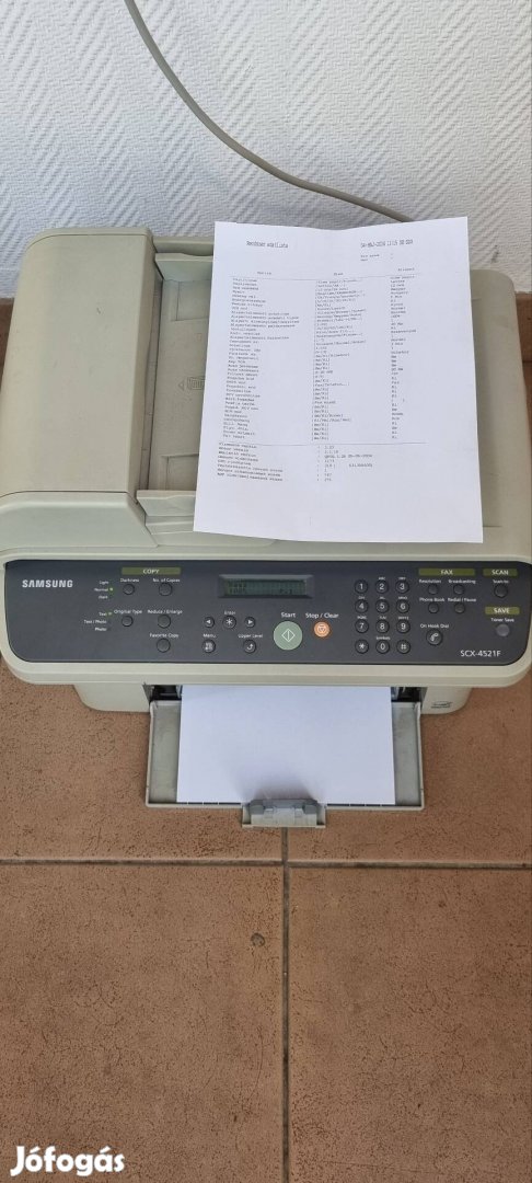 Samsung Scx-4521F multifunkciós lézer nyomtató 