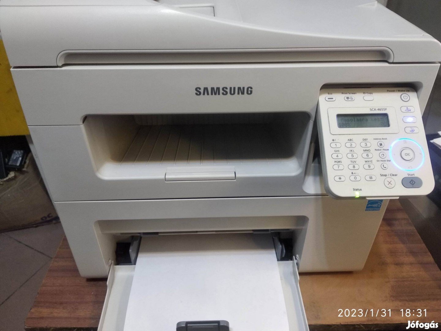 Samsung Scx-4655F fekete - fehér lézer nyomtató - másoló szkenner