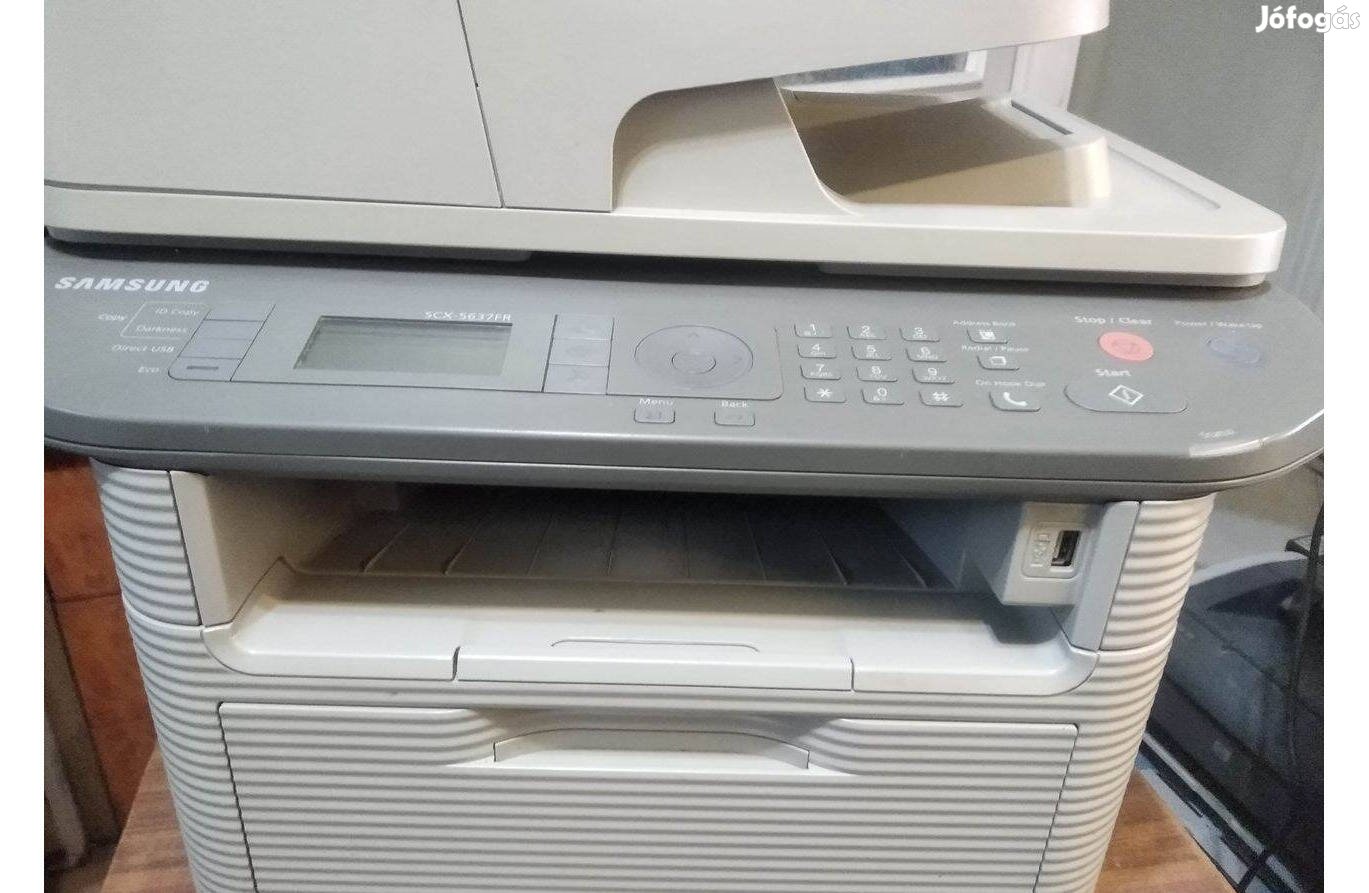 Samsung Scx-5637FR duplexes, hálózatos mono lézer nyomtató - másoló -
