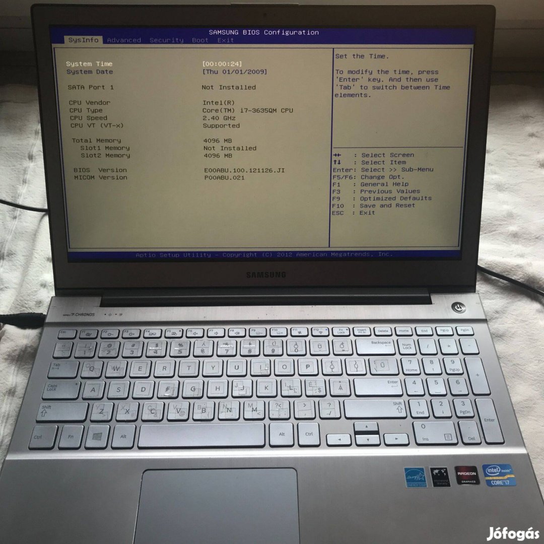 Samsung Series 7 Chrome Laptop