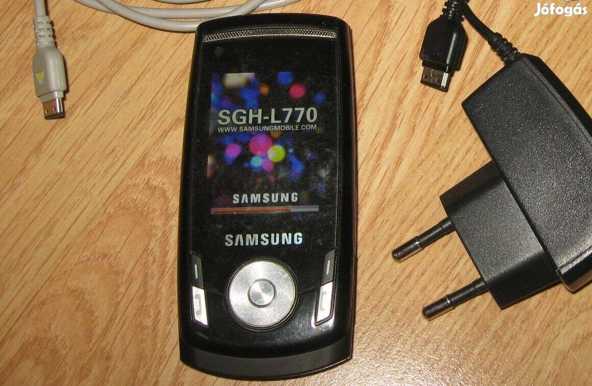 Samsung Sgh-L770 L770 + headset + adatkábel Retro Mobiltelefon +töltő