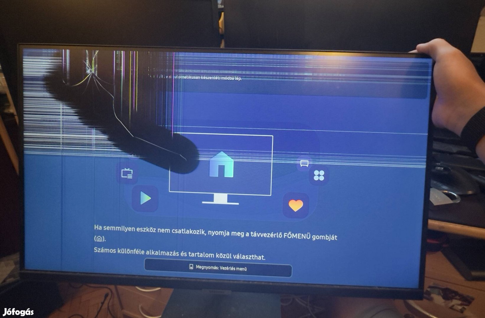Samsung Smart m5 monitor hibás, alkuképes