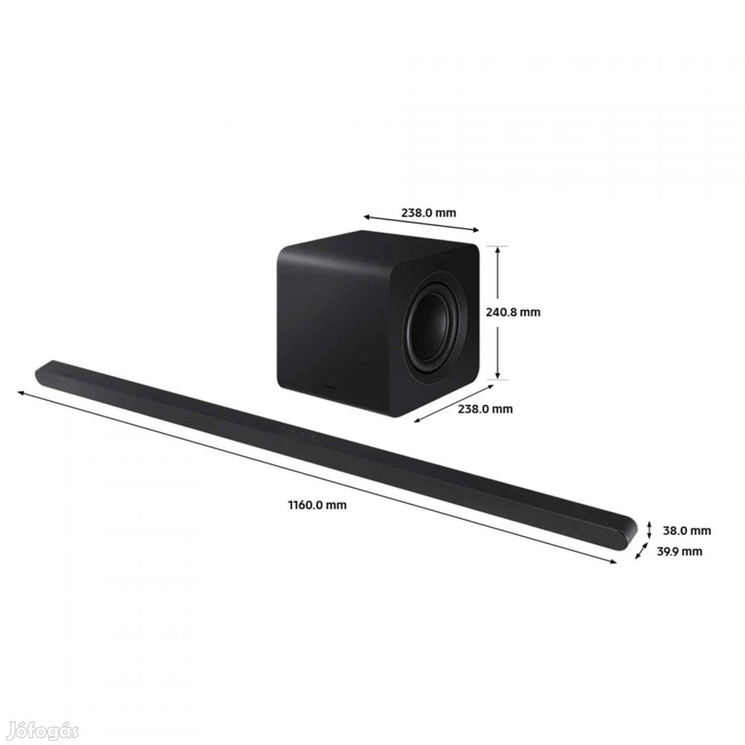Samsung Soundbar Ultravékony hangprojektor HW-S800D, Bluetooth, Wi-Fi