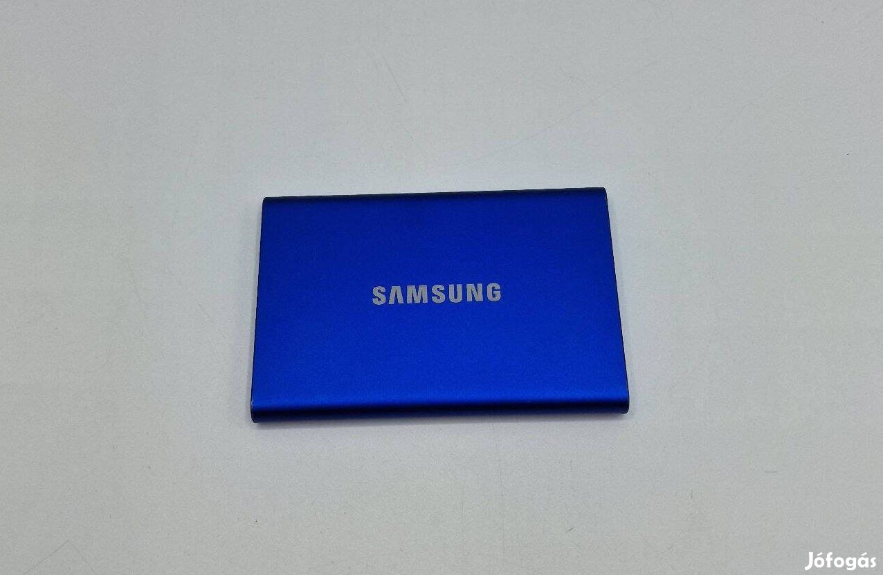 Samsung T7 (MU-PC500H) hordozható SSD, 500GB, kék, használt