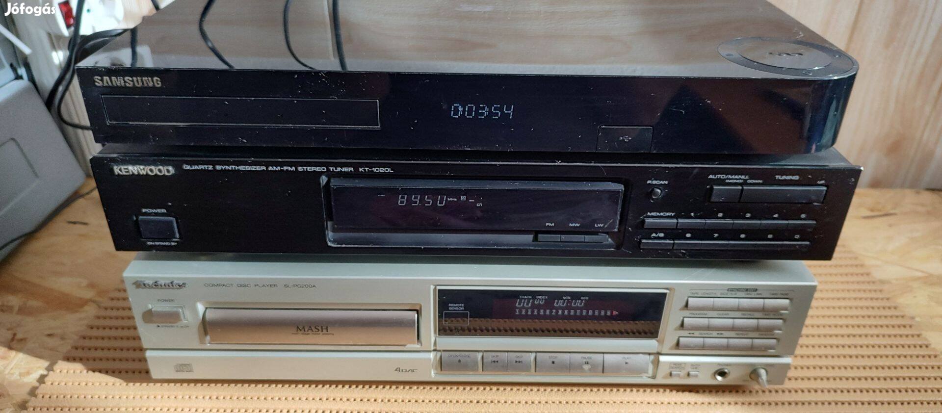 Samsung/Technics/Kenwood, Bluray,CD lejátszó,Tuner csomag