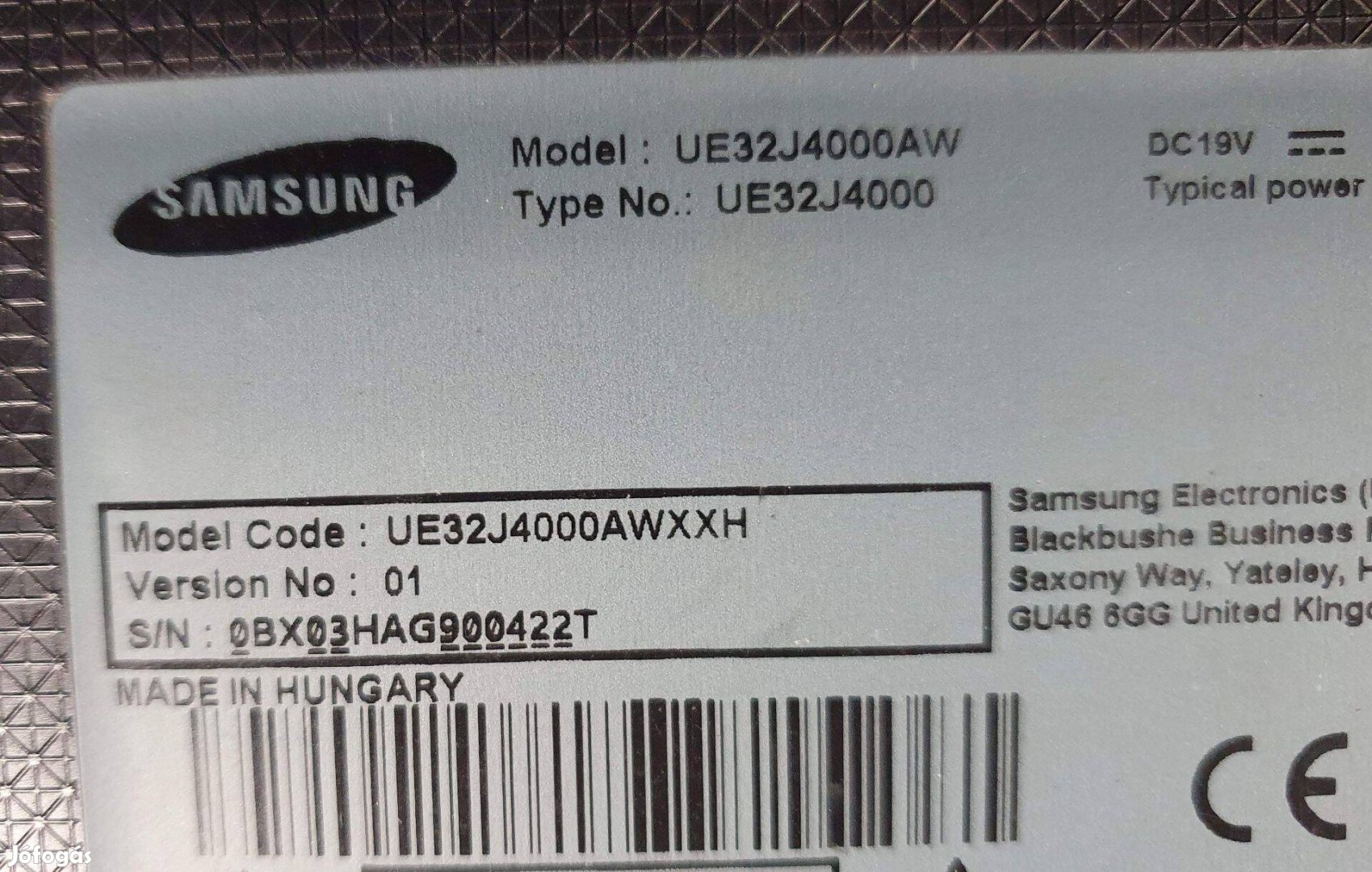 Samsung UE32J400 LED TV talp párban