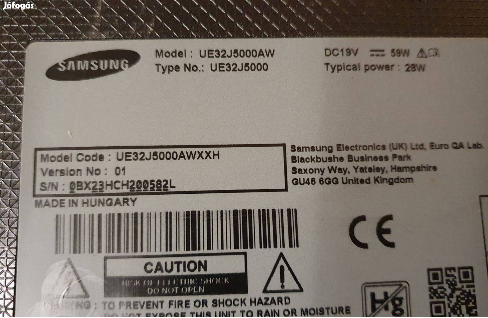 Samsung UE32J5000AW LED tv panelek ,LED garnitúra UE32J5000