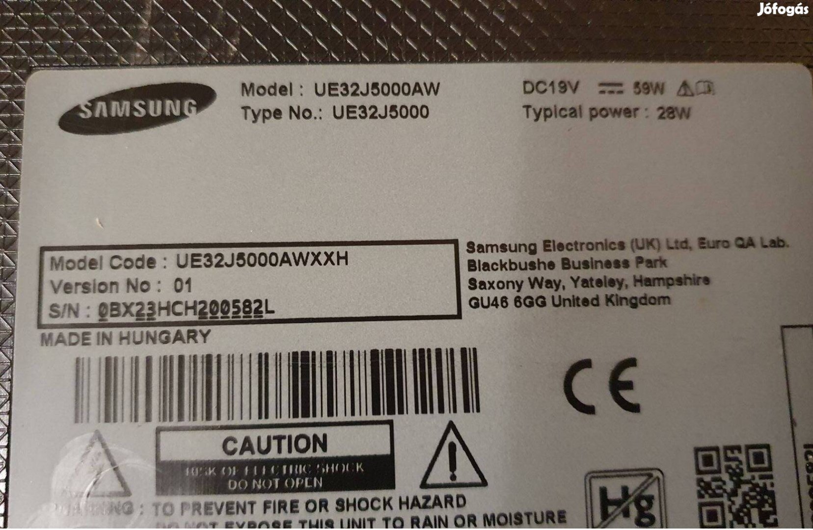 Samsung UE32J5000AW LED tv panelek ,LED garnitúra UE32J5000