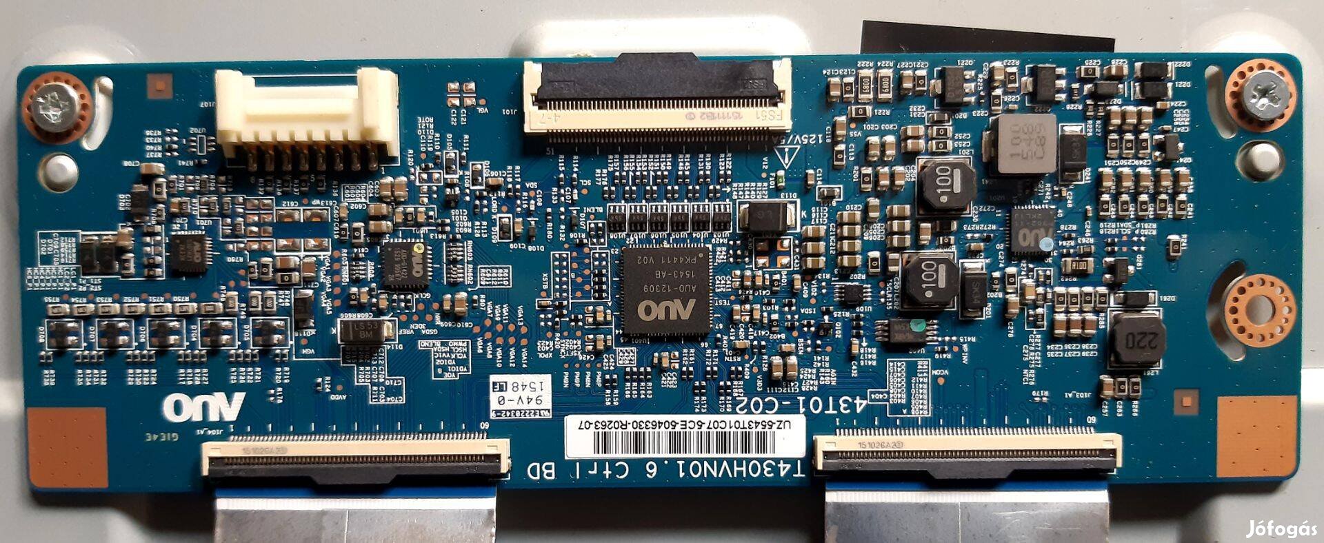Samsung UE43J5500Awxxh 43T01-C02 T-con board