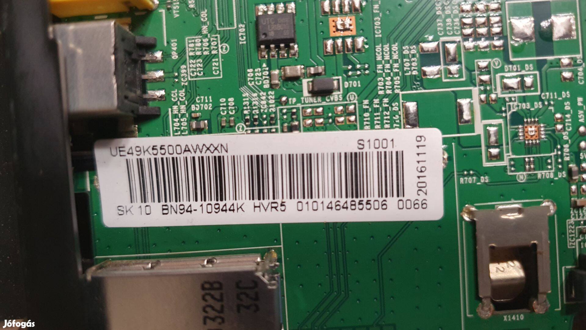 Samsung UE49K5500 LED LCD tv panelek alkatrésznek