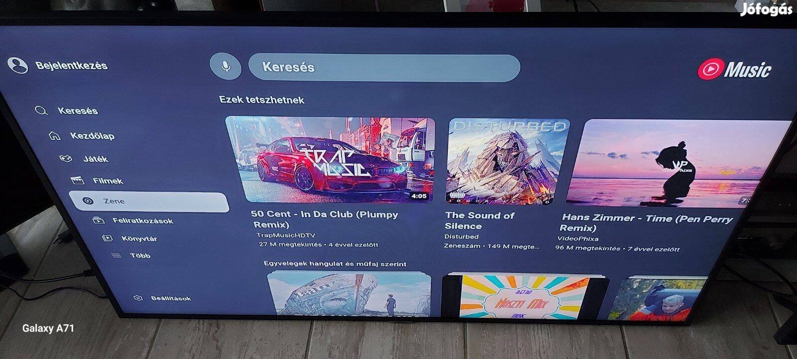 Samsung UE50AU8002K Smart LED Televízió, 125 cm, 4K, Crystal UHD