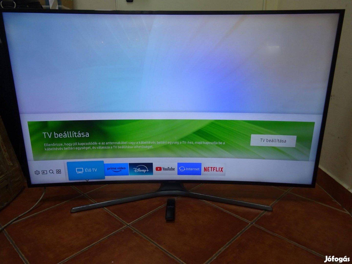 Samsung UE55MU6202 ívelt smart led tv 139cm