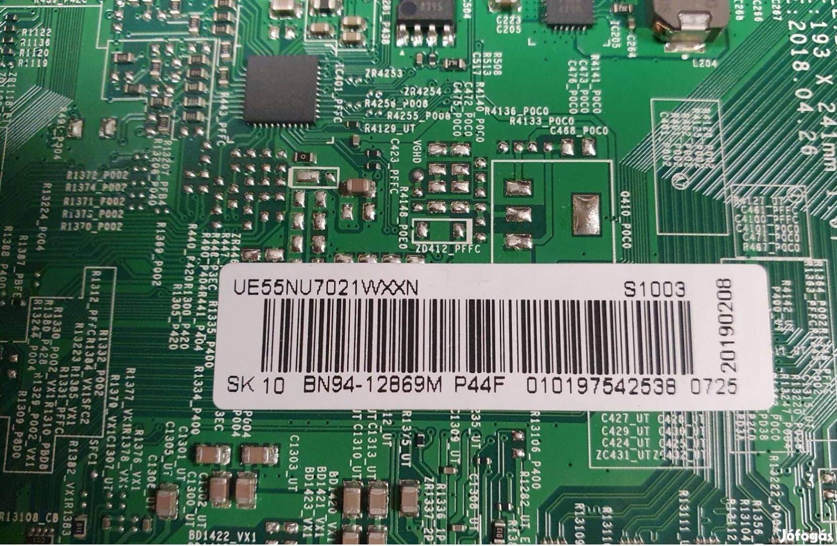 Samsung UE55NU7021LED LCD tv hibás,törött alkatrésznek