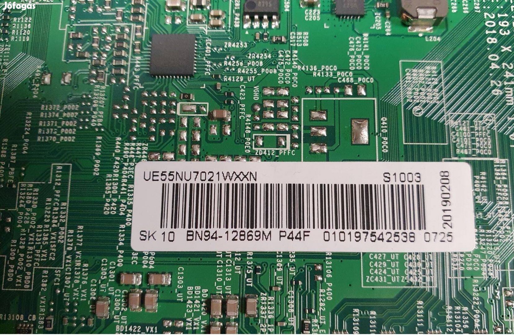 Samsung UE55NU7021LED LCD tv hibás,törött alkatrésznek