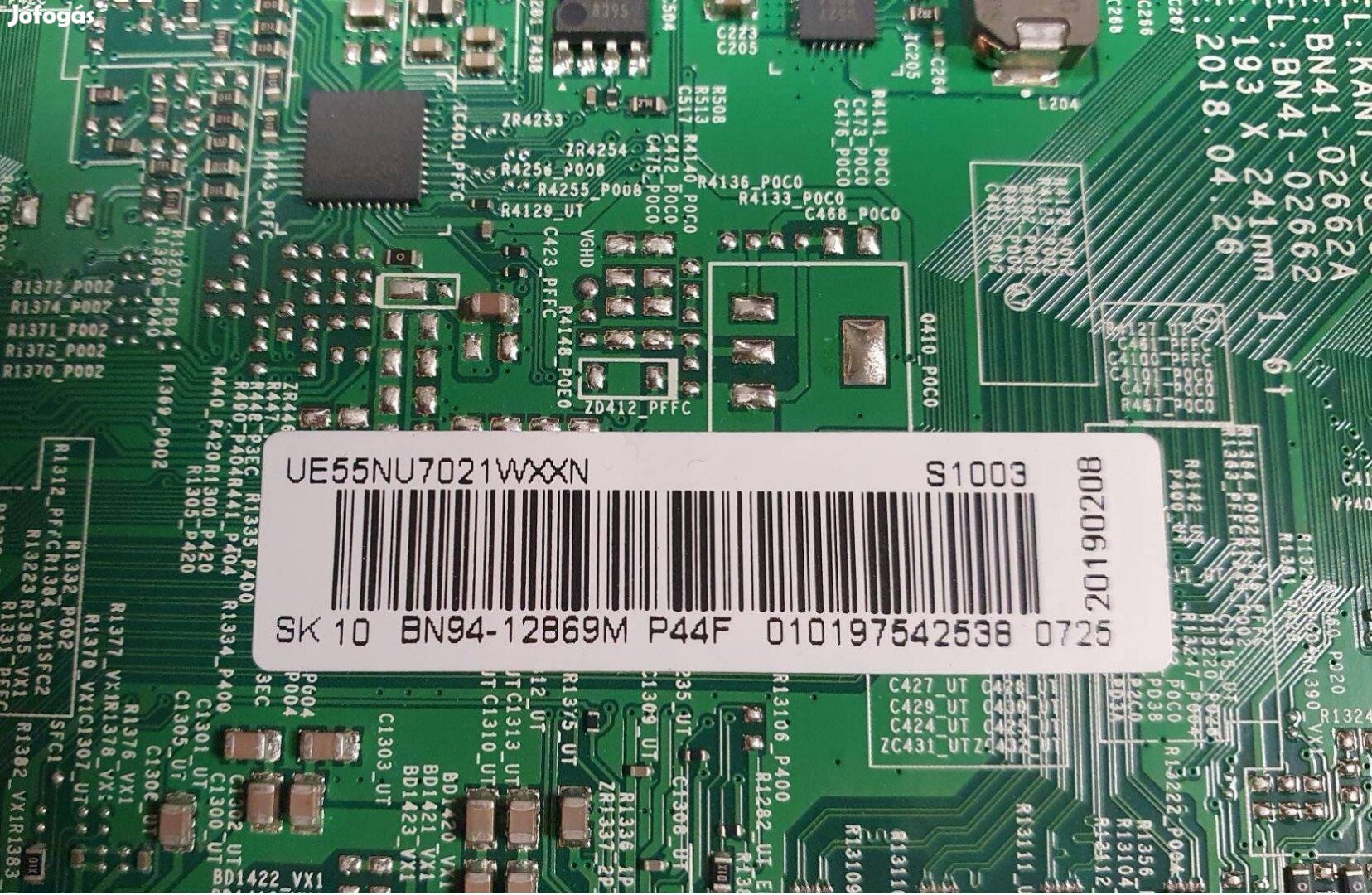 Samsung UE55NU7021LED LCD tv hibás,törött alkatrésznek eladó