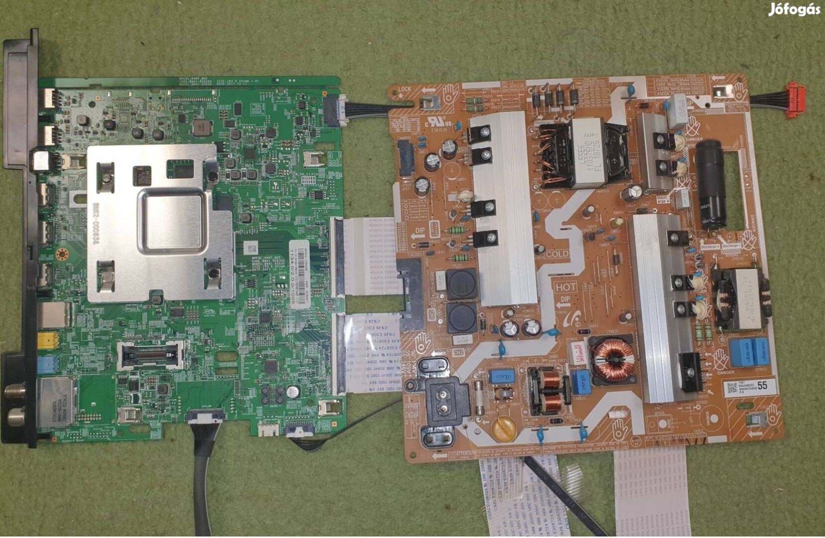 Samsung UE55NU7502 BN96-12845E alalplap + táp törött tv panelek