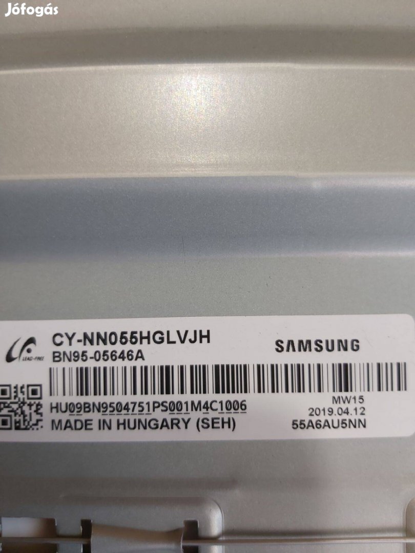 Samsung UE55 139 cm 55" hibátlan diffúzor Led háttérrel