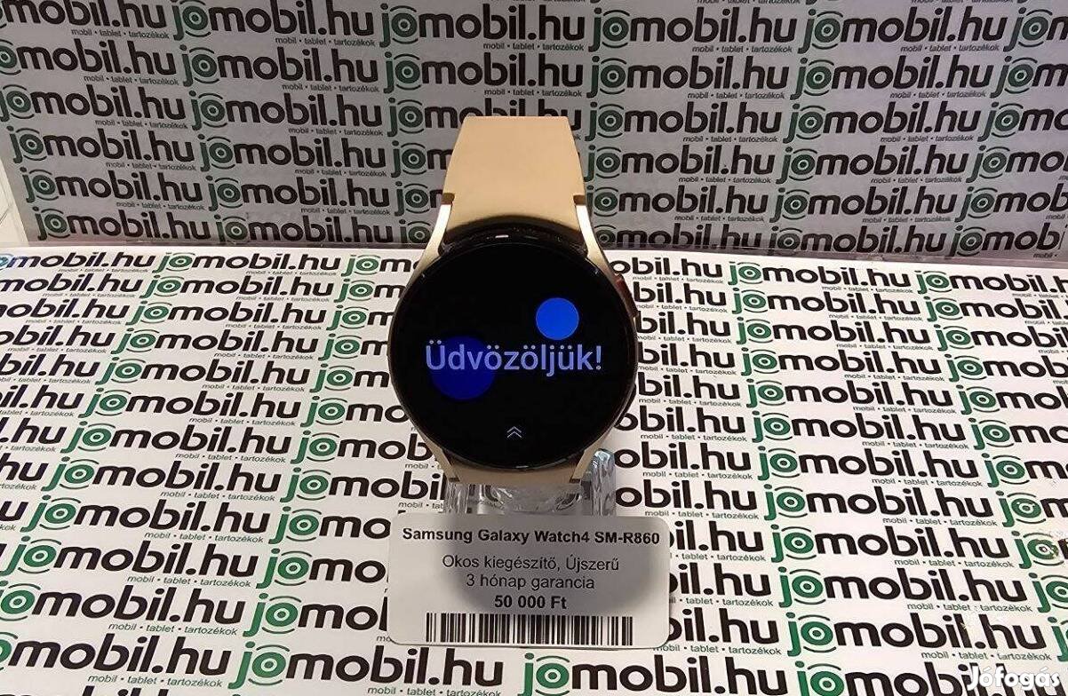 Samsung Watch 4 40mm pink bluetooth okosóra töltővel